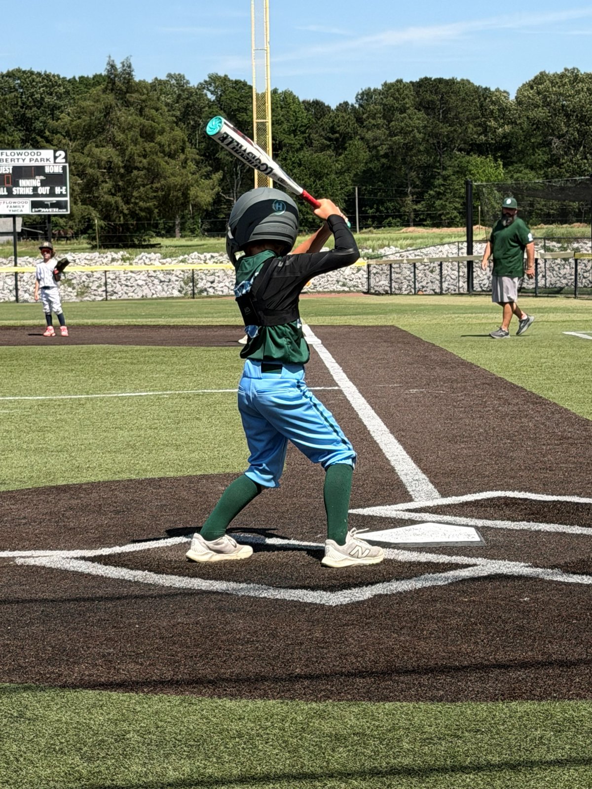 A Hurricanes batter at the plate
